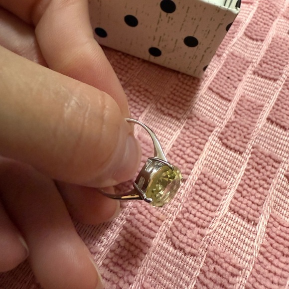 Oval Yellow Citrine Gemstone and 925 Sterling Silver Jewelry Set - Picture 9 of 9